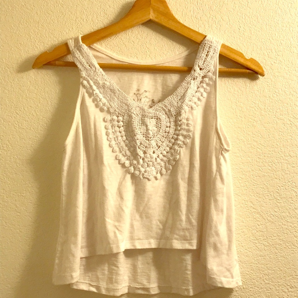 White Crop Top